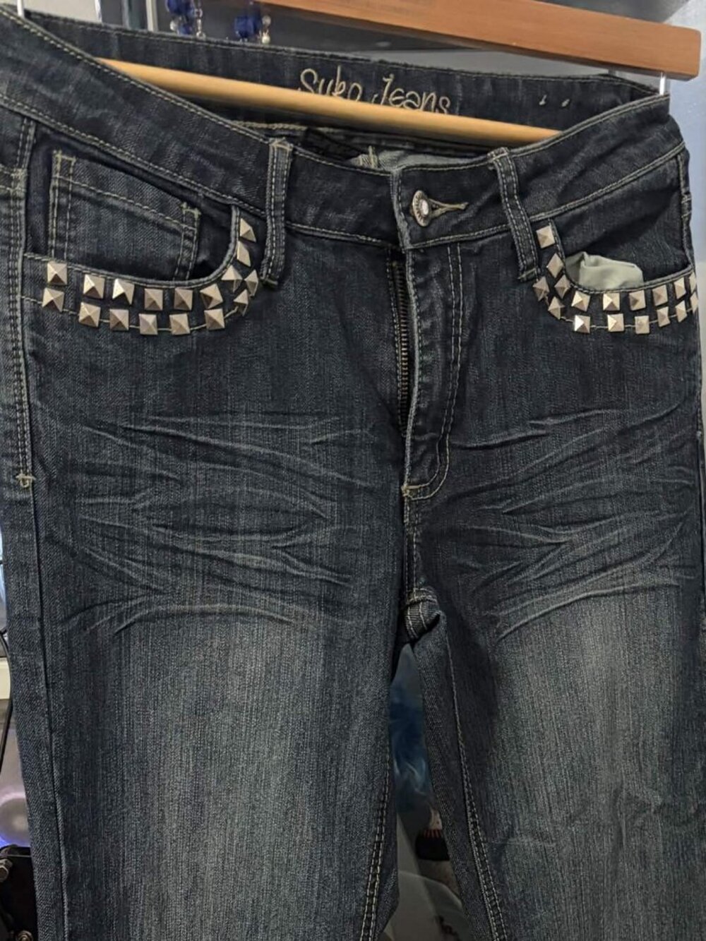Vintage Studded Suko Jeans ༻